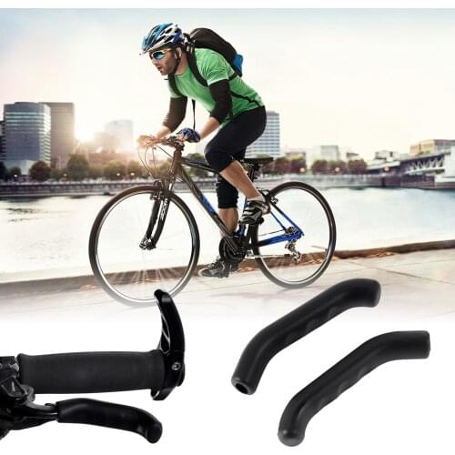 1pair Bicycle Brake Handle Lever Silicone Sleeve Cover MTB Universal Type Brake Lever Protection Cover Cycling Non-slip