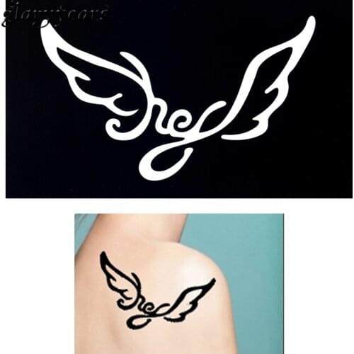 1 PC Small Henna Indian Tattoo Stencil Dream Drawing for Airbrush Painting Wing Women DIY Body Waterproof Art Tattoo Stencil G53