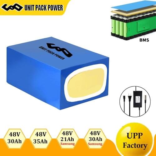 48v Electric Scooter Battery Pack Waterproof PVC Samsung Lithium 18650 Bateria Cell for Bafang BBS02 BBSHD 750W 1000W Motor Kit