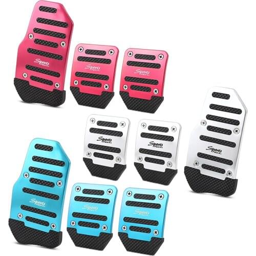 Car styling Non-Slip Car Pedal Cover Case For Toyota Camry Corolla RAV4 Yaris Highlander Land Cruiser PRADO Vios Vitz Reiz