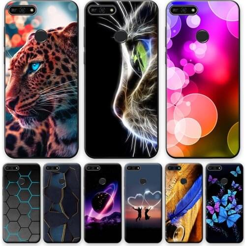 Case For Honor 7A Pro Case Huawei Y6 Prime 2018 Soft TPU Back Cover For Honor 7C RU 5.7" Silicone Phone Case on 7A Pro Fundas
