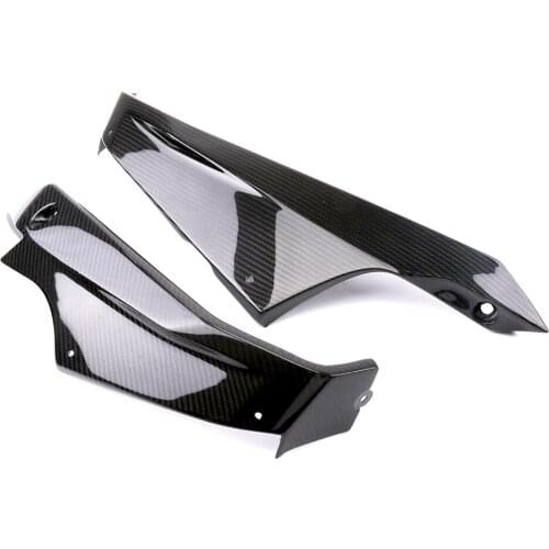 For Kawasaki Ninja 400 2018 2019 Carbon Fiber Case Lower Air-Guide Sleeve Baseboard Guard Motorcycle Modified Cover Plate