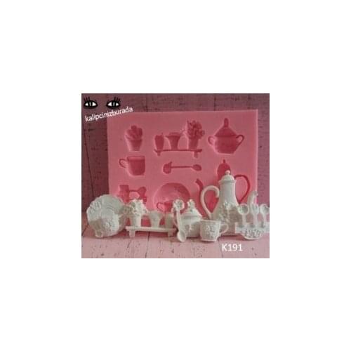 Çoklu mutfak eşyaları silikon kalıp