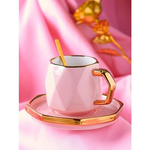 European light luxury ceramic home exquisite coffee cup creative personality trend Mug Phnom Penh afternoon tea cup