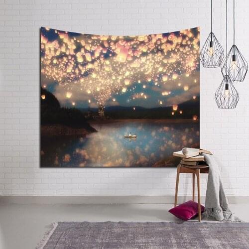 Forest Tapestry Wall Hanging Tapestry Hippie Retro Home Decor Yoga Beach Mat 150x130cm/150x100cm