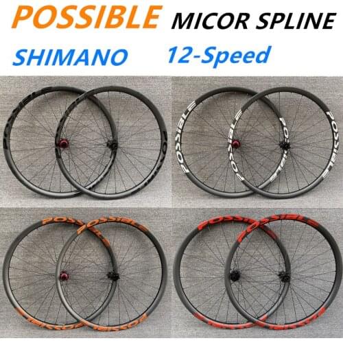 Possible 29er BOOST 148 Carbon MTB 30MM 330g RIM with dt swiss Micro Spline 12 Speed Hub for XC MTB Bike Wheelset Tubeless Ready
