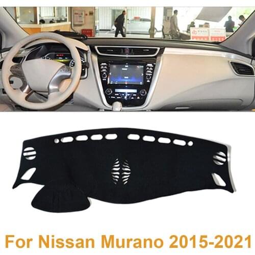 Anti-Slip Mat For Nissan Murano 2015-2021 2015 2016 2017 2018 2019 2020 2021 DashMat Sun Dashboard Mat Cover Pad Car Interio