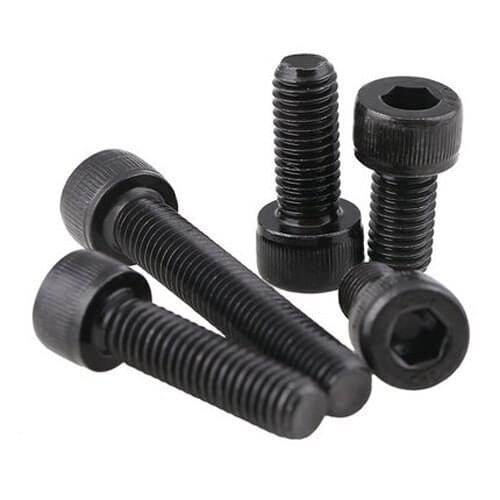 M3x30mm-100mm carbon steel black full-tooth hexagon screw hing-strength bolt cup head hex head screws