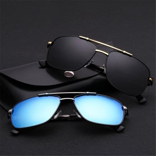 Men Sunglasses Classic Polarized Sunglasses Driving Sunglasses Metal Designer glasses Prescription Sunglasses Big Box UV400 807