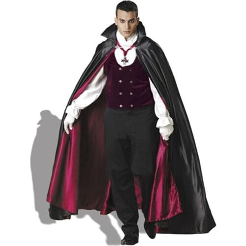 Adult Mens Vampire Costume Halloween Party Vampire Costumes Fancy Cosplay Outfit Clothing