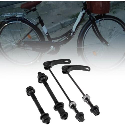 Mountain bike hollow axle set, wear-resistant and labor-saving metal quick release hub Mountain road bike quick release kit