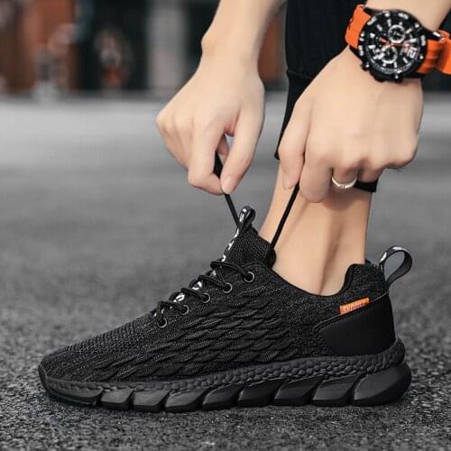 Fashion 2021 new men Sneakers Mesh Casual Running Shoes Lightweight Sports Tennis Shoes