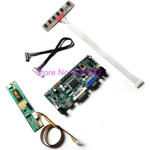 Fit LTN154P3-L01/L02/L03/L04/L05/L06 VGA DVI 1680*1050 LVDS 30Pin 15.4" 1CCFL keyboard M.NT68676 panel controller board kit