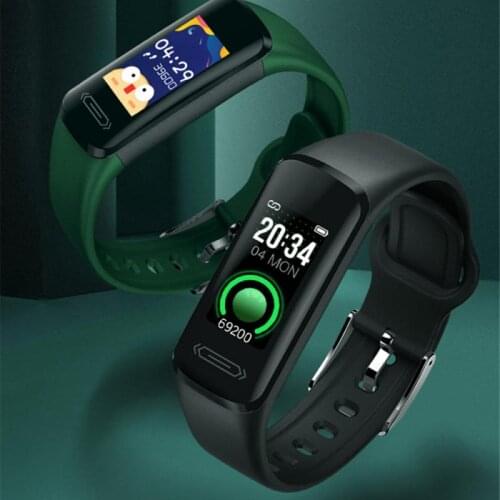 Smart Wristband Body Temperature Blood Pressure IP68 Waterproof Pedometer Activity Tracker Sport Smartwatch V101 Smart Bracelet