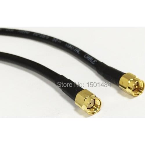 Wifi antenna extension cable SMA male switch RP SMA male adapter RG58 50cm 20inch wholesale