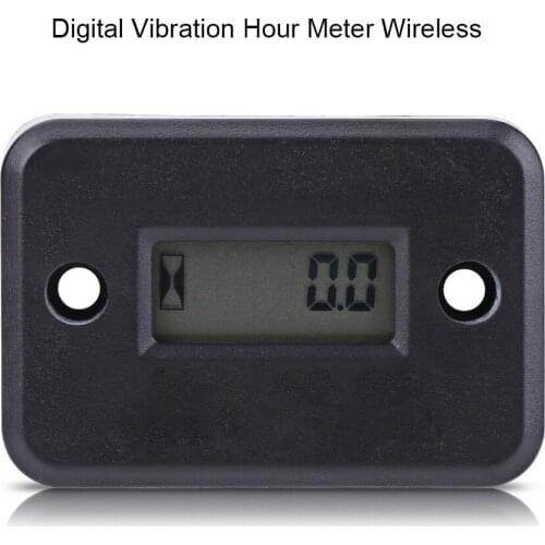 Waterproof Digital Hour Meter Portable Engine Gauge Hour Meter Wireless For Motorcycle ATV Boat Engines Counter Hour Meter