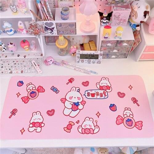 Waterproof Pu Mouse Pad Student Writing Pad Office Computer Desk Mat Laptop Cushion Desk Organizer