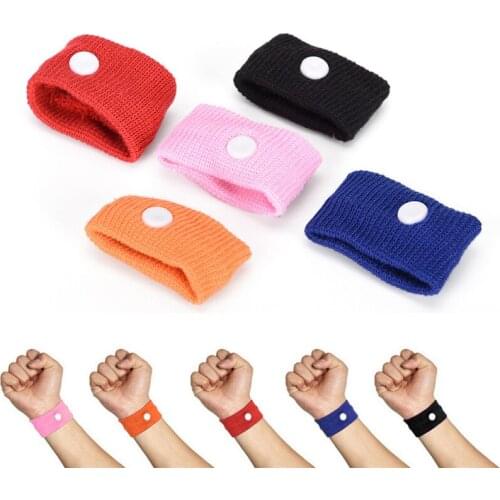 1Pc Anti Nausea Wristbands Car Anti Sickness Reusable Motion Sea Sick Travel Wrist Bands
