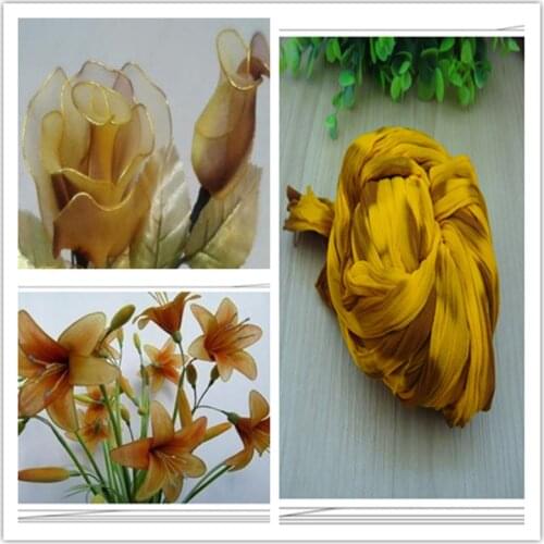 54 colors mix shipping or only one color ship double color stocking flowers/nylon flower /silk flower making/ DIY flowers craft