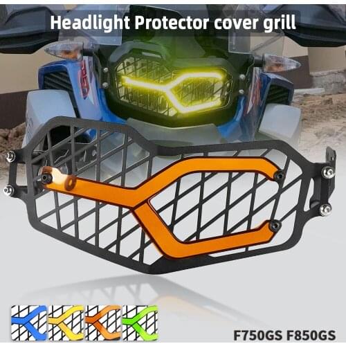Acrylic Lamp Patch For BMW F750GS F850GS 2018 2019 2020 2021 Motorcycle Headlight Protector Grille Cover Guard Protection Grill