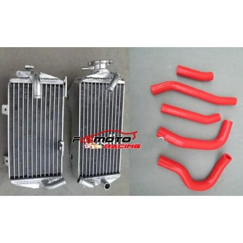 L&R Aluminum Radiator+Silicone Hose For HONDA CRF250R CRF 250R 2014 14 15 2015 2016