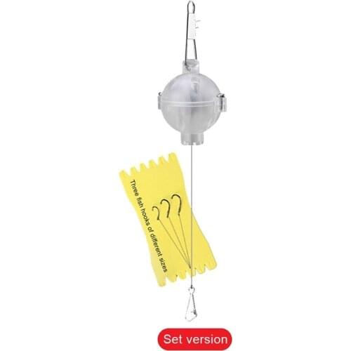 1Pc Automatic Fishing Hook Trigger Fishing Tools Stainless Steel Spring Fishhook Bait Catch Ejection Catapult Full Speed Lazy