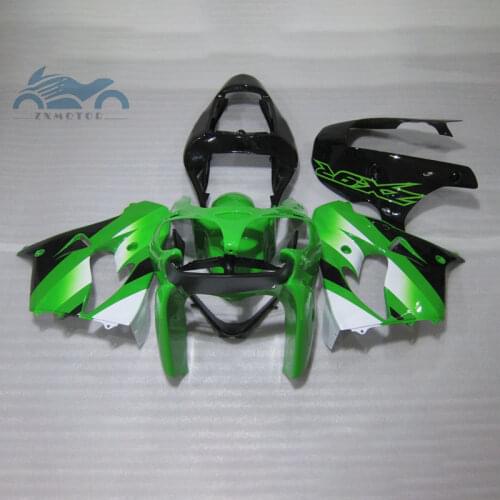 Free Custom fairing kits for KAWASAKI Ninja ZX9R 02 03 ABS plastic sports fairings kit 2002 2003 ZX 9R green black aftermarkets