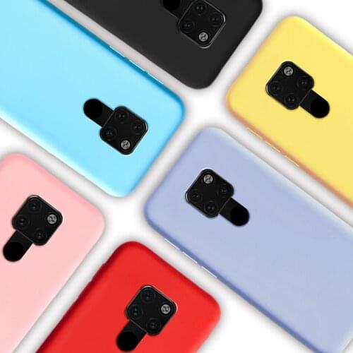 Candy Color Case For Huawei Mate 20 Mate20 Pro Lite Cover Ultra Thin Soft Silicone Phone Case Cover For Huawei Mate 20 lite Pro