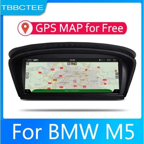 For BMW M5 2004 2005 2006 2007 2008 2009 CCC CIC 1080P IPS LCD Screen Android 8 Core Car Radio BT 3G4G AUX GPS Navi Multimedia