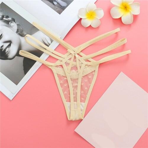 Hot Panties For Woman Underwear Sexy Lace G-string Thongs Female Panty Hollow Transparent Briefs Lingerie Sexy Underwear Ladies