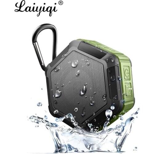 Laiyiqi Waterproof IPX7 Bluetooth Speaker shower bath boombox hook portable active car parlante bluetooth altavoz ducha sound BT