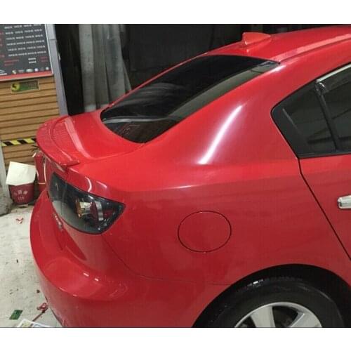 RQXR unpainted ABS tail wing rear spoiler for mazda 3 2006-2012