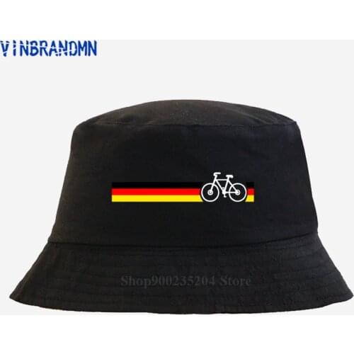Lastest popularity German Flag Stripes Design MTB Bike Bucket hat Mountain Bicycle sun hat BMX Cycling Cyclist cool fishing hats