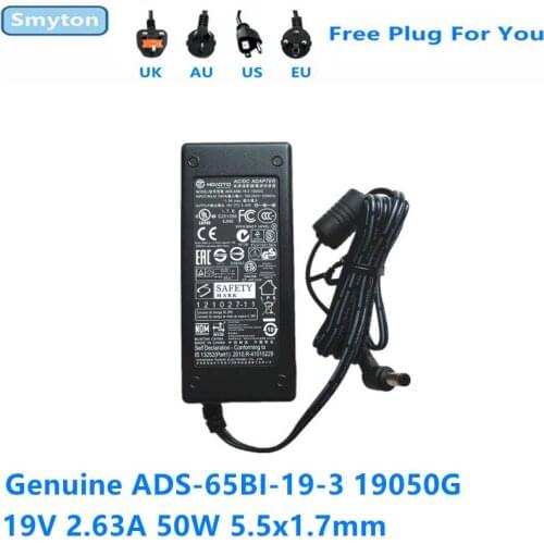 Original ADS-65BI-19-3 DA-50F19 AC Power Adapter 19V 2.63A Charger For BENQ EW2740L for HP 2711X 2511X 27VX Display LED Monitor