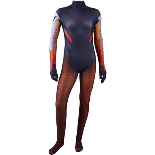 OW Angela Ziegler/Mercy Cosplay Costume Adult Women Jumpsut Halloween Carnival Costumes
