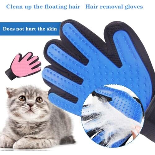 Pet bath gloves pet cat gloves, rubber massage pet bath brush pet supplies dog hair removal gloves,Q136