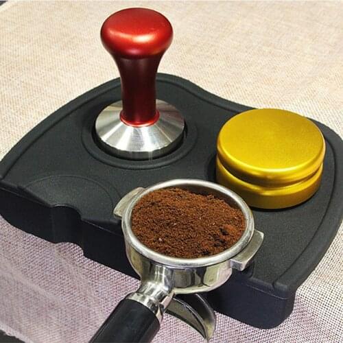 Coffee Anti-skid Mat Espresso Latte Art Pen Tamper Tamping Holder Pad Coffeeware Tampers Coffee Grind Soft Silicone Mat