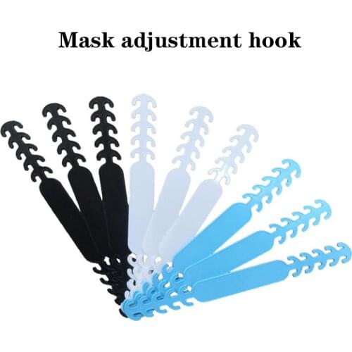 10pcs Adjustable Anti-slip Silicone Mask Ear Grips mascarillas Extension Hook Masks Buckle Holder attache masque