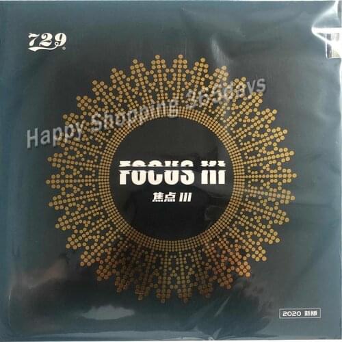 RITC 729 Friendship FOCUS III FOCUS3 Snipe pips-in table tennis pingpong rubber with sponge 2.1mm