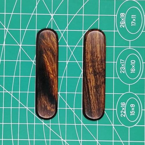 Handmade Desert Ironwood Handle Scales for 58mm Victorinox Swiss Army Knife EDC Mod