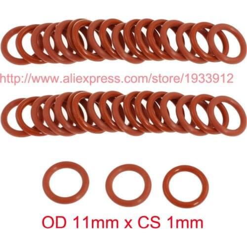 OD 11mm x CS 1mm silicone rubber o ring o-ring oring seal
