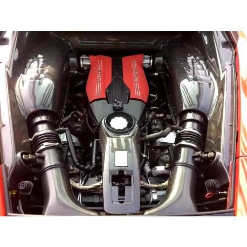 High Quality Dry Carbon Fiber Style Engine Cover Bonnet Hood Fits For Ferrari 488 GTB
