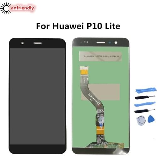 For Huawei P10 Lite WAS L03T LX1 LX1A LX2 LX2J LX3 LCD Display+Touch Screen Replacement Digitizer Assembly For Huawei P 10 lite