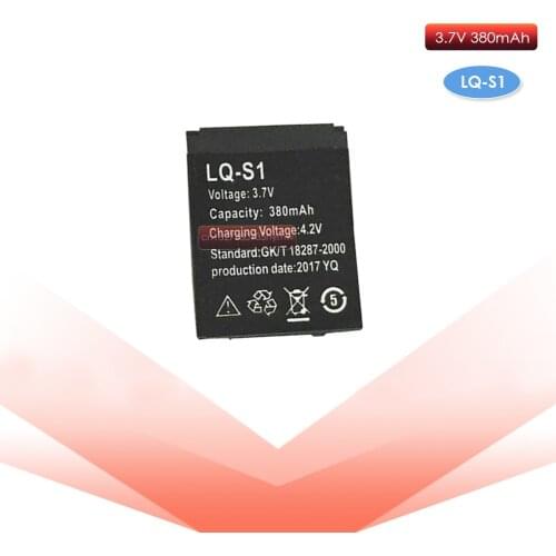 1Pcs LQ-S1 3.7V 380mAh Rechargeable Li-ion Polymer Battery For Smart Watch AB-S1 DJ-09 DZ09 GJD HKS-S1 FYM-M9 SCX-M9