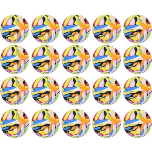 20Pcs Practice Golf Balls,Rainbow Color Soft EVA Sponge Golf Training Balls for Indoor/Outdoor Golf Practice