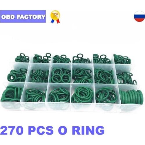 270 18 SizesAir Conditioning O Rings Car Auto Repair Tools Pcs Rubber Air Conditioning Refrigerant Ring Sets Car Tools