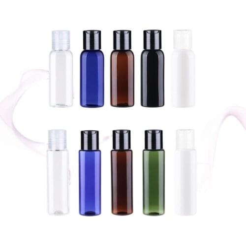 30ml Plastic PET Bottle Disc Lid lotion emulsion serum Toner Toilet Flower Water Perfume Alcohol Skin Purified Packing