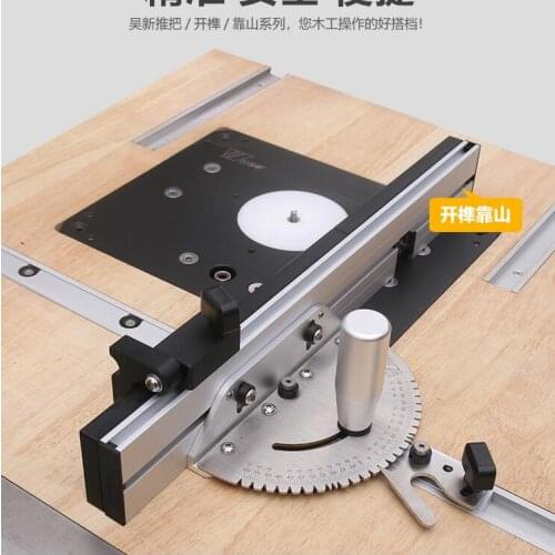 450mm Miter Gauge Woodworking Sawing DIY Tools For Table Saw Router Engraving Machine With Track Stopper Sawing Assembly Ruler