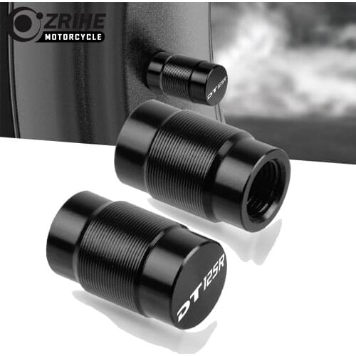 Motorcycle Accessories Couple Aluminum For YAMAHA DT125R DT125 R D Vehicle Wheel Tire Valve Stem Caps Covers for Universal cycle
