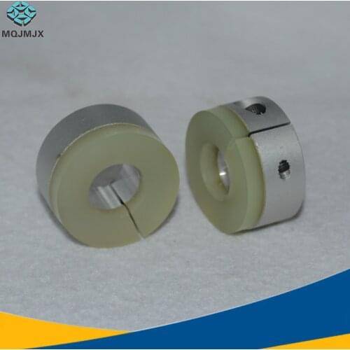 Aluminum Shaft Collars With Damper Slit/Split Type bearing clamping ring limit ring retaining ring diameter 8-30mm